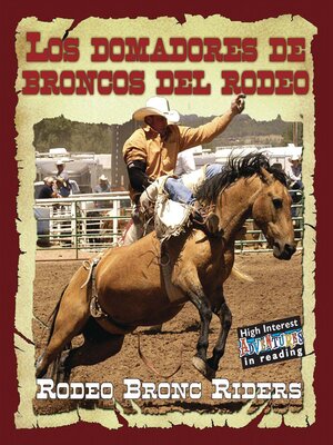cover image of Los domadores de broncos del rodeo (Rodeo Bronc Riders)
